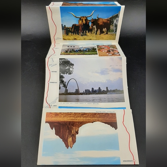 Vintage Lot of 12 Route 66 The Ozarks Post Cards Unused - Picture 13 of 14